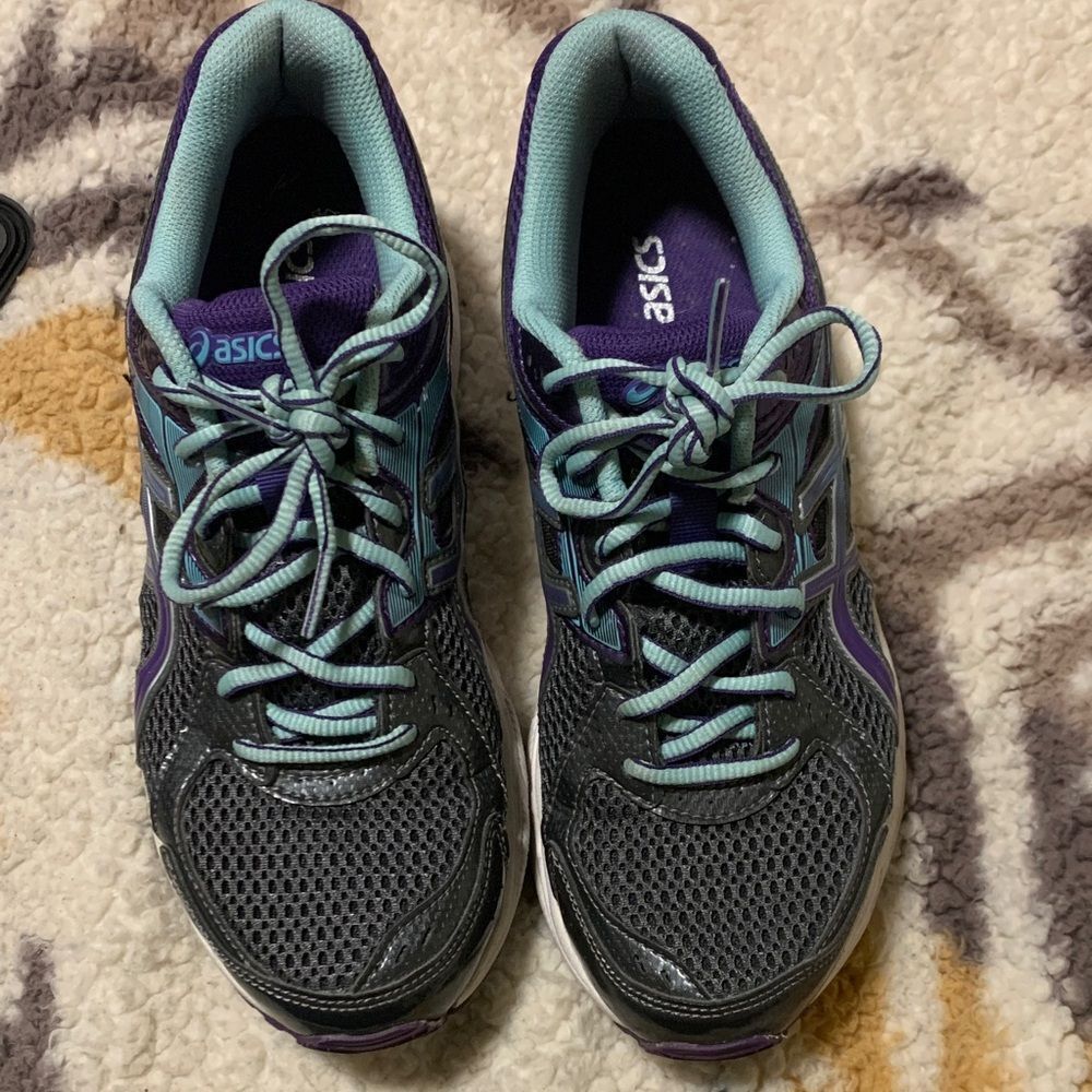 Asics Gel Contend 2, Women's Black and Purple RUNNING Shoes